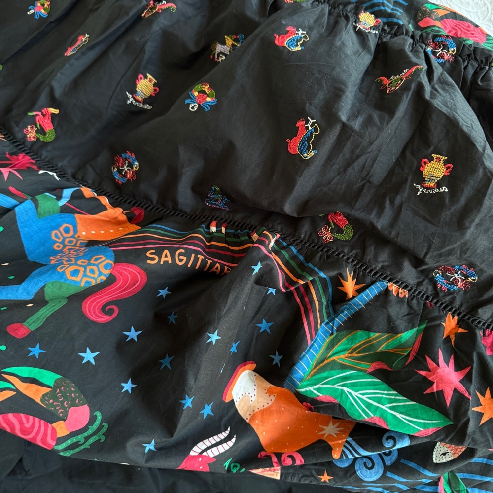 FARM RIO Rio Zodiac Embroidered Maxi Dress - Picture 13 of 13